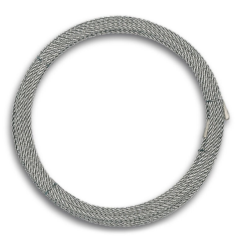 Câble acier galvanisé 7x7 diamètre 2mm âme textile 20m - CHAPUIS - C220L