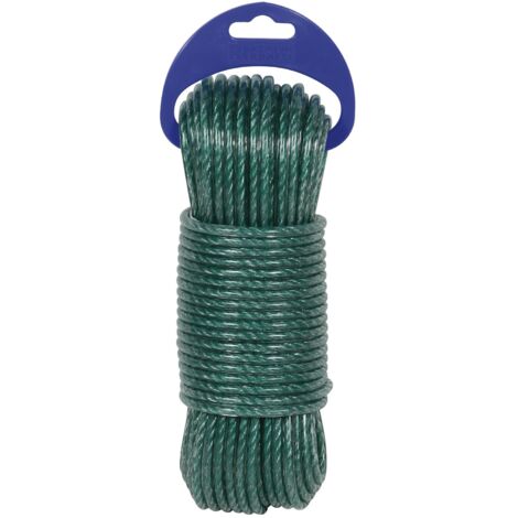 CÂBLE ACIER PLASTIFIÉ 3,5MM VD - 15 M