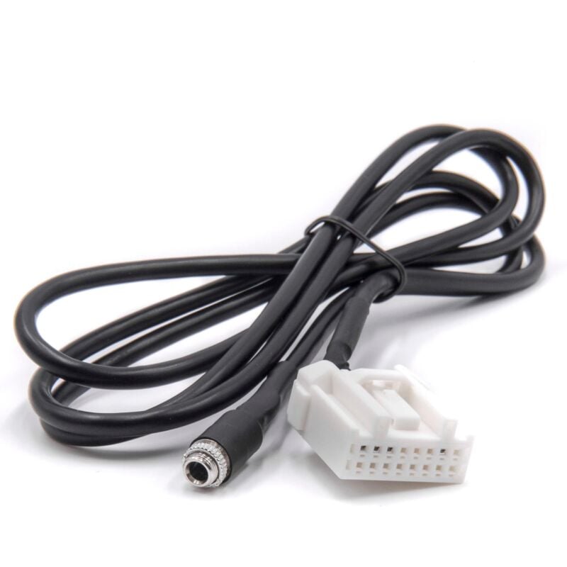 

Cable adaptador AUX vhbw para la radio del coche o auto Mazda, por ejemplo Mazda 3, 6, RX8, MX-5 2006+