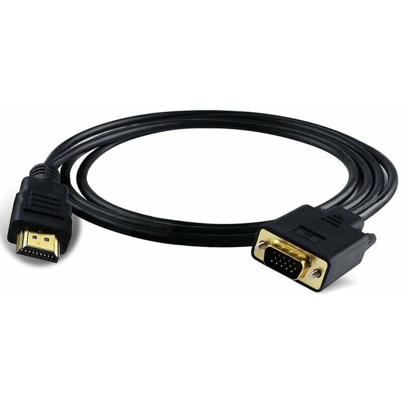 

Cable adaptador de HDMI a VGA Adaptador de VGA a HDMI D-SUB a monitor HDMI Adaptador de 15 pines a HDMI Macho a VGA Conector macho Cable Transmisor