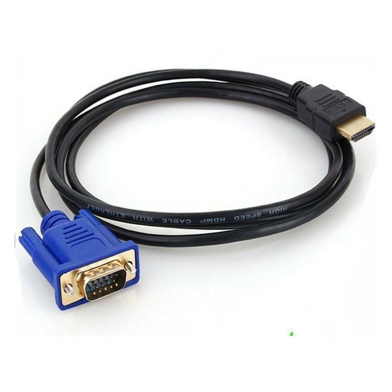 

Cable adaptador de HDMI a VGA Adaptador de VGA a HDMI D-SUB a monitor HDMI Adaptador de 15 pines a HDMI Macho a VGA Conector macho Cable Transmisor