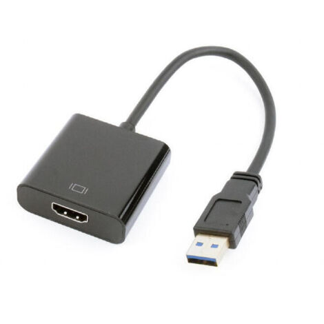CABLE ADAPTADOR GEMBIRD USB 3.0 MACHO A HDMI HEMBRA NEGRO