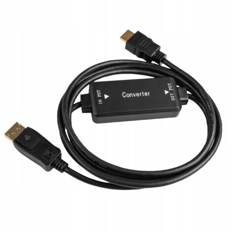 CABLE Adaptador HDMI a Displayport 1.8M