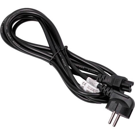 Câble adaptateur Akyga alimentation [1x Prise mâle + contact de protection - 1x Fiche femelle (forme