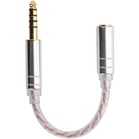Câble Adaptateur Audio 4.4mm Mâle vers 3.5mm Femelle pour Casque HiFi, Compatible ZX300A et HiFiman