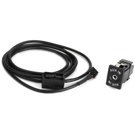 Câble Adaptateur Audio AUX 12 Broches pour Autoradio Opel - Connexion Stéréo Facile avec Connecteur auxiliaire pour Agila, Astra, Corsa, Vectra, Zafira