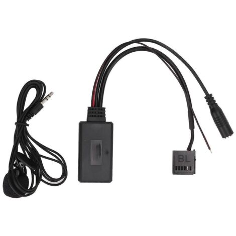 Câble adaptateur audio Bluetooth 6000CD avec micro intégré, kit mains libres pour Ford Focus, Mondeo, compatible autoradio auxiliaire.