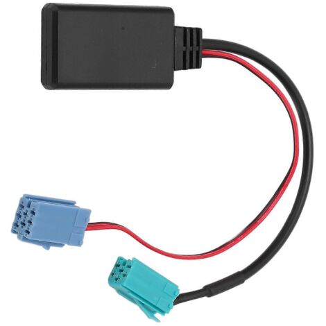 Câble adaptateur audio Bluetooth voiture pour Clio Kangoo Megane Scenic 2005-2011 (6PIN+8PIN) - remplacement mains-libres, kit autoradio connecté, transmission sans fil stéréo.