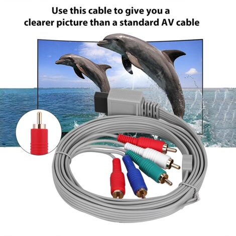Câble Adaptateur Audio Vidéo Haute Définition pour Console Wii U