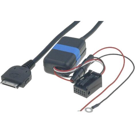 Cable Adaptateur AUX iPod iPhone compatible avec BMW 3 5 X3 X5 sans navigation