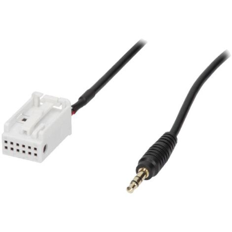 Cable Adaptateur AUX Jack compatible avec BMW 3 E90 changeur CD usine