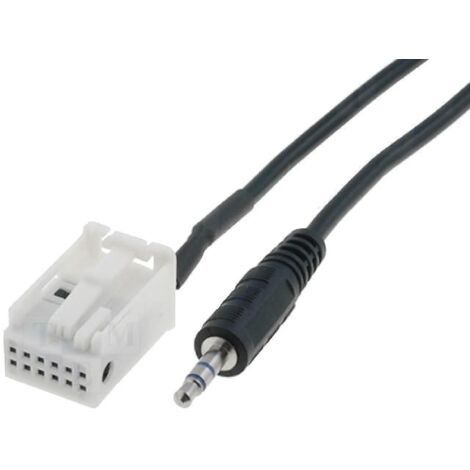 Cable Adaptateur AUX Jack compatible avec Citroen C4 ap04