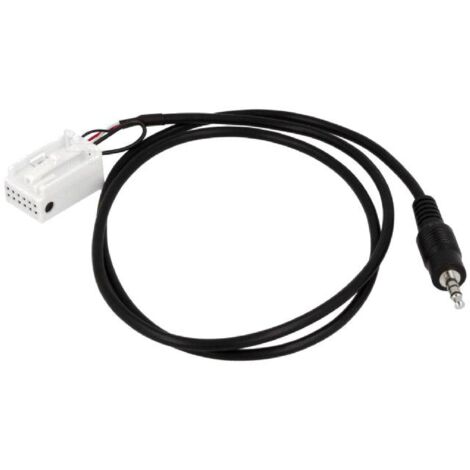 Cable Adaptateur AUX Jack compatible avec Mercedes A B C CLK GL M R S SL
