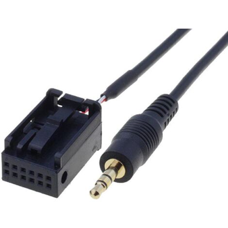 Cable Adaptateur AUX Jack compatible avec Opel Astra Tigra Zafira