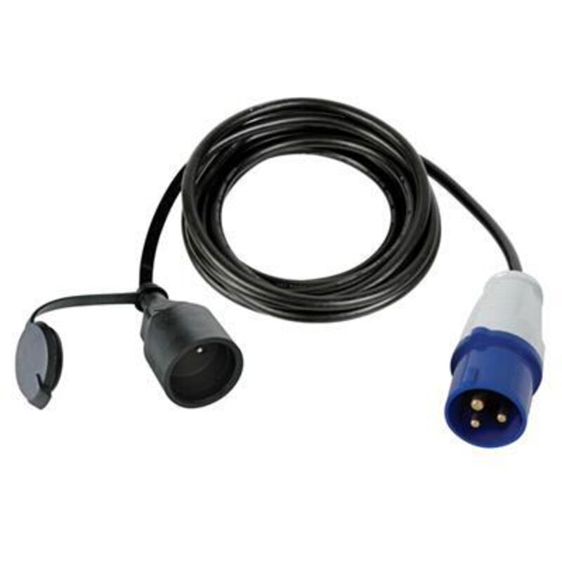 Câble adaptateur 3m prise mâle vers fiche cee pour borne camping ou q