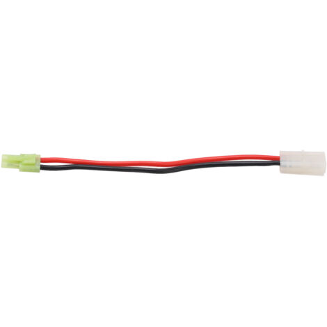 Câble adaptateur batterie Tamiya femelle vers mini mâle avec fil silicone souple pour modèles RC