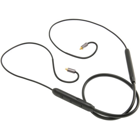 Câble adaptateur Bluetooth MMCX pour casques Sennheiser IE300, IE600 et IE900, avec microphone et boutons de commande.
