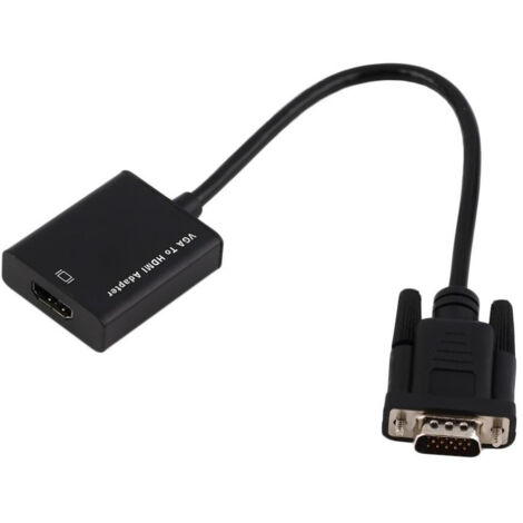 Câble Adaptateur De Convertisseur Femme Vga à Hdmi Pour La Couleur Noire Du Signal Hdtv