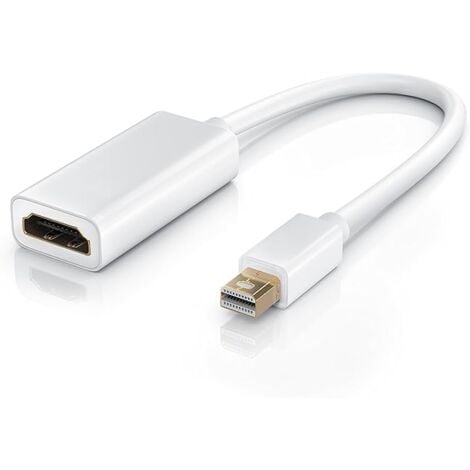LTS FAFA Câble adaptateur Mini DP DisplayPort vers HDMI pour Apple