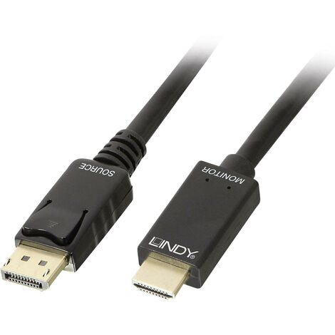 Lindy Câble actif DisplayPort 1.4 vers HDMI 8K60, 3m