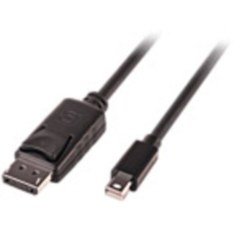 Câble adaptateur LINDY Mini-Display / DisplayPort Fiche mâle Mini DisplayPort, Fiche mâle DisplayPort 3.00 m noir 41647