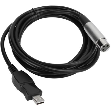 Câble Adaptateur Micro USB vers XLR de 3 Mètres pour Enregistrement