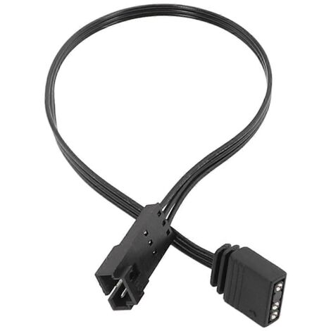 Câble adaptateur pour ARGB 5V 3 broches vers carte mère 5V 3 broches femelle--