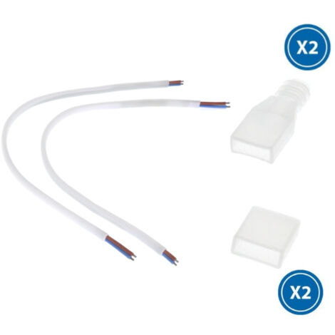 Câble Adaptateur Pour Bande Led 220Vac Ruzok - Ledme - LM0004