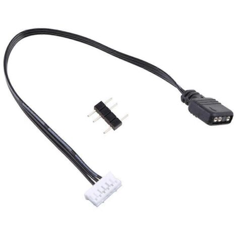 Câble adaptateur pour ventilateur ARGB 5V, convertisseur 3 broches vers 6 broches