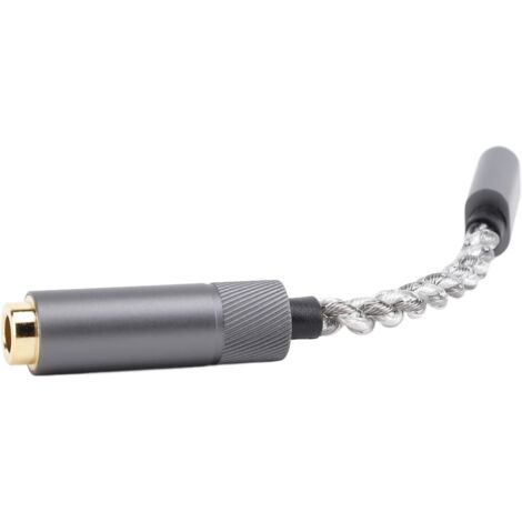 Câble Adaptateur Prise Casque HiFi CX31993 Puce Coopérée Argent 384 KHz/32