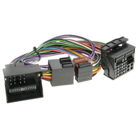 Câble adaptateur radio ISO 40 broches Quadlock – Compatible Ford – Installation facile pour systèmes audio OEM – ACV