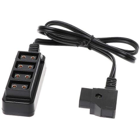 Câble adaptateur répartiteur D-Tap mâle B-tape vers 4 femelles pour alimentation photographique