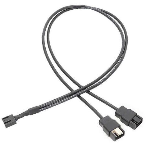 Câble adaptateur répartiteur en Y pour ventilateur Mini 4 broches vers 2 x 4 broches PWM (1 m) - 1 m