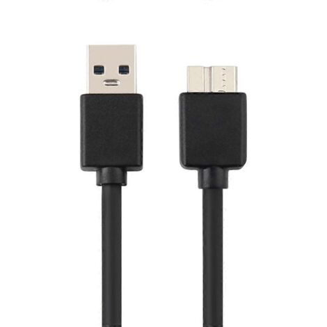 Câble Adaptateur USB 3.0 Mâle A vers Micro B pour Disque Dur Externe - 0.2m