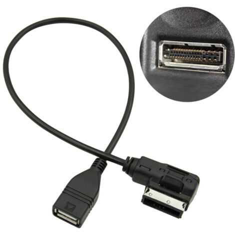 Câble Adaptateur USB Audio AMI MMI pour Audi Q5 Q7 A3 A4 A5 A6 R8