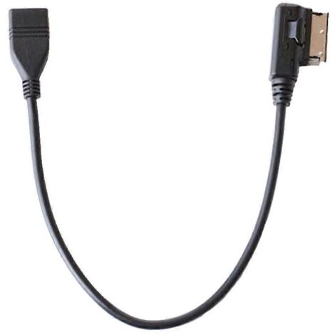 Câble adaptateur USB MP3 pour interface audio AMI MMI AUX, compatible Audi Q5 Q7 R8 A3 A4 A5 A6, connexion directe pour lecteur MP3 et musique numérique.