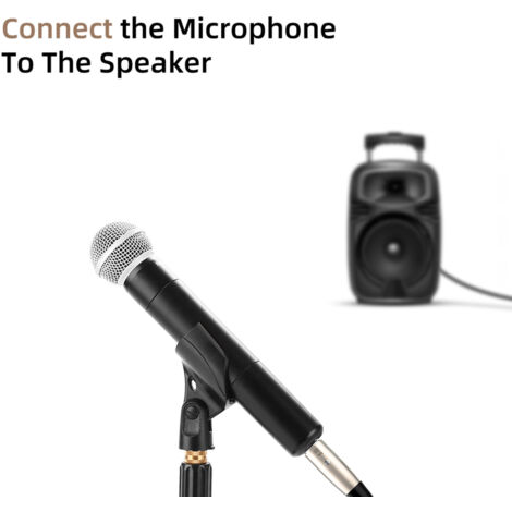 Câble adaptateur XLR femelle vers jack 3,5 mm mâle, HiFi Plug and Play, blindé, pour microphones, tables de mixage et claviers.