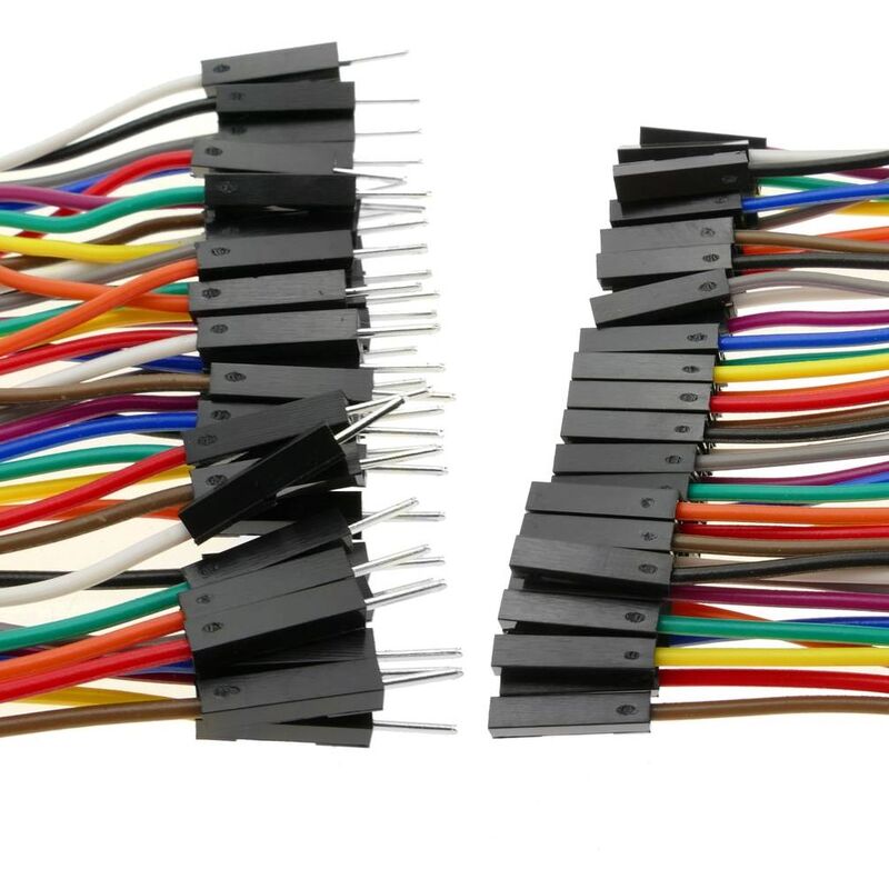 

Cable alambre puente Dupont 40 pines hembra a macho 0.20 M Multicolor