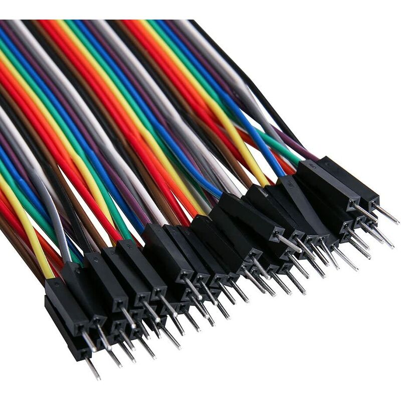 

Cable alambre puente Dupont 40 pines macho a macho Multicolor