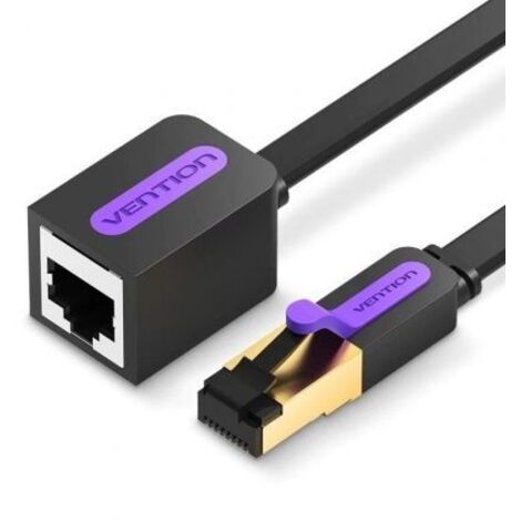 Cable Alargador de Red RJ45 UTP Vention ICBBL Cat.7/ 10m/ Negro
