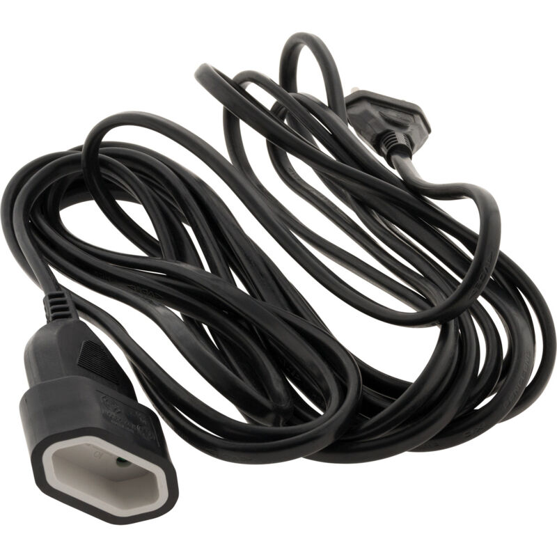 

Cable alargador eléctrico HO3VVH2-F 5m negro - Zenitech