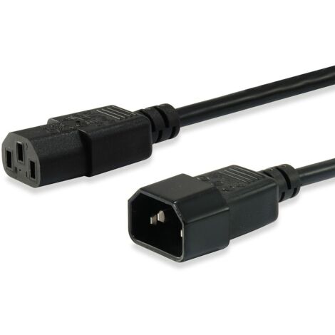 Cable alargador Equip 112100 Negro 1,8 m