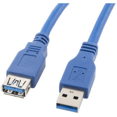 CABLE ALARGADOR LANBERG USB 3.0 MACHO/HEMBRA 3M AZUL