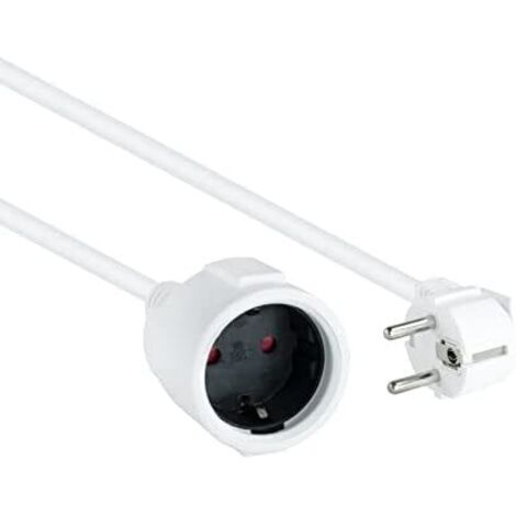 Cable alargador NANOCABLE 10.22.0602-W (2 m)