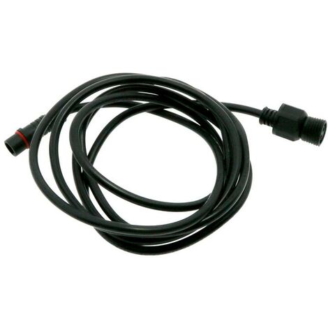Cable Alargador para Foco Proyector LED Solar ECO Profesional (2 metros) Negro IluminaShop