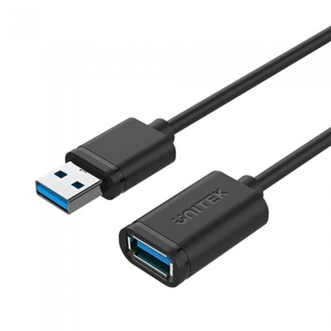 Cable alargador USB 3.0 UNITEK - 1 m, transferencia rápida de datos