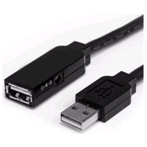 Cable Alargador USB Startech USB2AAEXT20M         20 m Negro