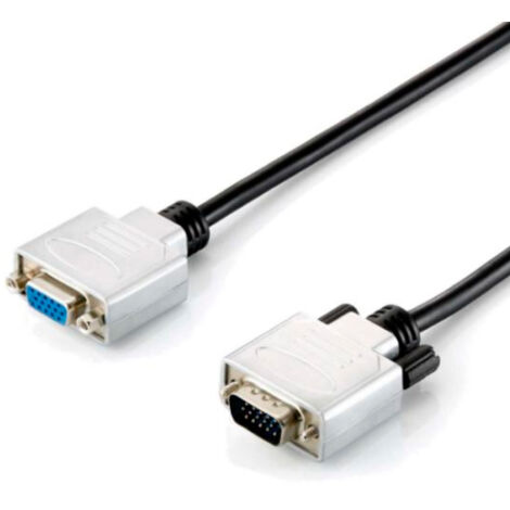CABLE ALARGO SVGA EQUIP 3COAX  MACHO - HEMBRA  1.8M HQ CARCASAS METALICAS 118850