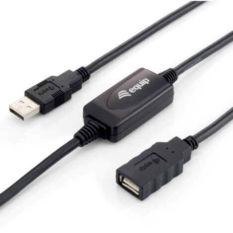 CABLE ALARGO USB 2.0 ACTIVO 10M EQUIP