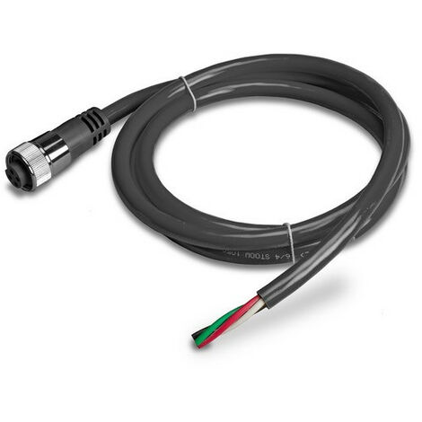 Câble alim Module-bloc IP67 4 m avec connecteur mâle et femme 7/8" 7/8" 000183214 EATON SWD4-4LR4P-2S